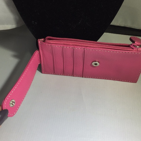 Leather mini wallet! Perfect for cards and cash - Picture 2 of 6